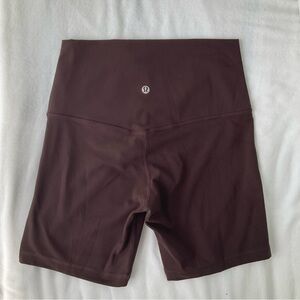 Lululemon Align Biker Shorts Size  6 ESPRESSO 🤎